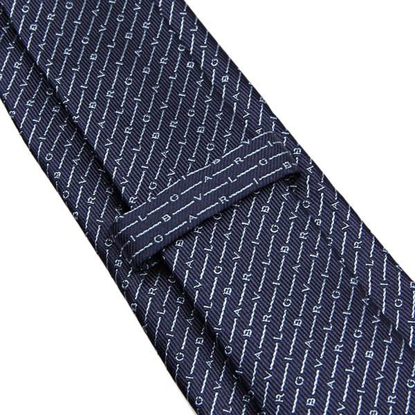 並行輸入 ブルガリ ネクタイ LOGO MORSE 242545 ネイビー 爆買 | BVLGARI | 04