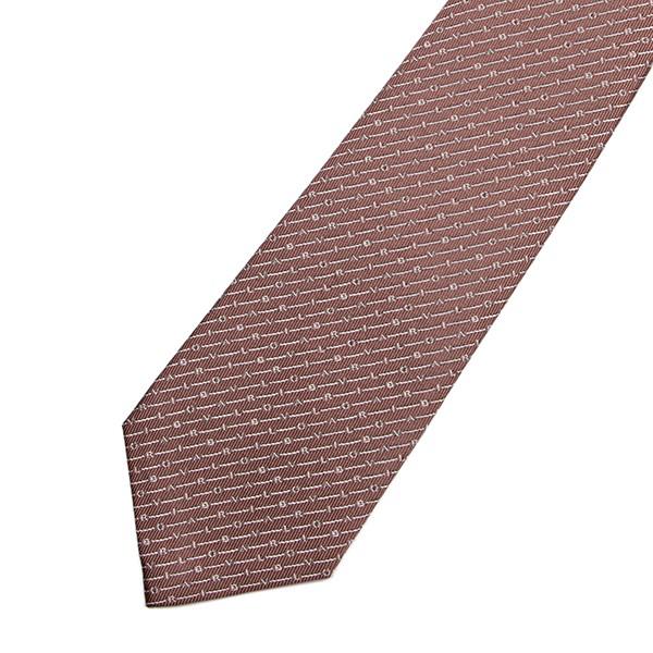 並行輸入 ブルガリ ネクタイ LOGO MORSE 242548 ライトブラウン系 爆買 | BVLGARI | 01