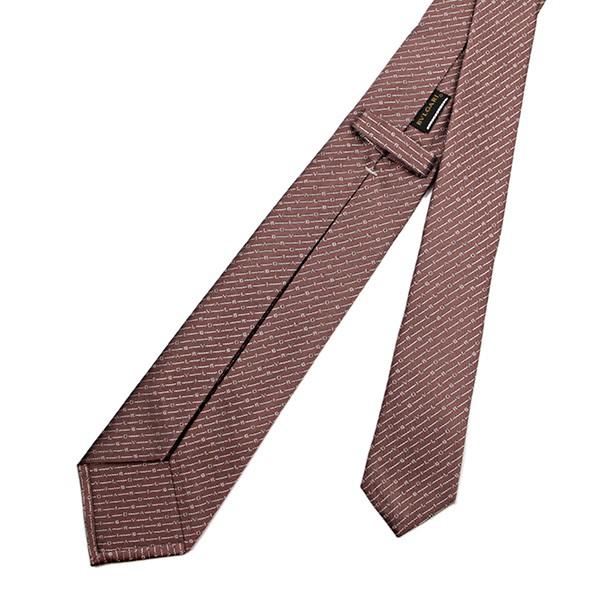 並行輸入 ブルガリ ネクタイ LOGO MORSE 242548 ライトブラウン系 爆買 | BVLGARI | 03