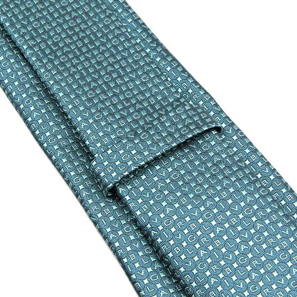 並行輸入 ブルガリ ネクタイ BVLGARI ALPHABET 242555 ターコイズ 爆買 | BVLGARI | 04