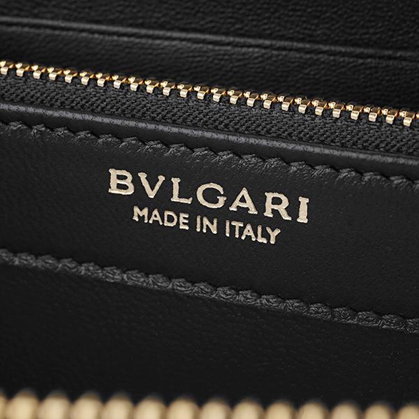 BVLGARI ブルガリ 長財布(ラウンドファスナー) ブラック 黒 BVLGARI ブルガリ 長財布(ラウンドファスナー) ブラック 黒