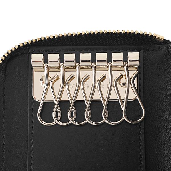 並行輸入 ブルガリ  キーケース ビー・ゼロワン 290021 BLACK/BLACK ブラック 爆買 | BVLGARI | 04