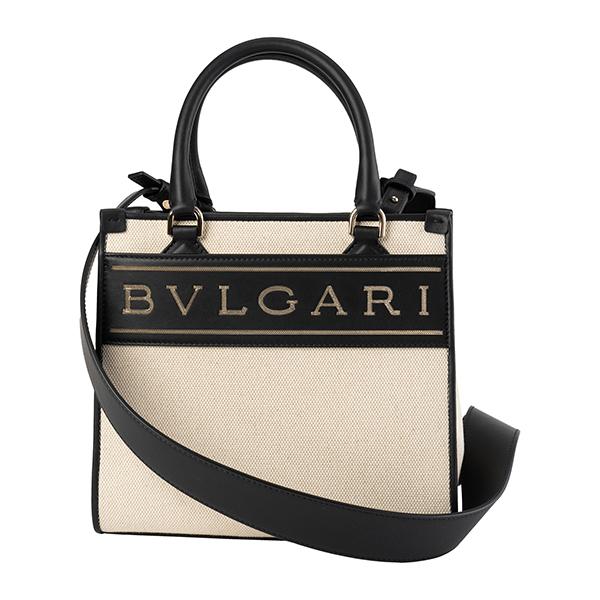 並行輸入 ブルガリ  トートバッグ ロゴ 290999 ベージュ 爆買 | BVLGARI