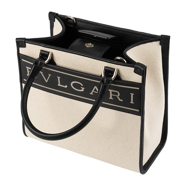 BVLGARI ブルガリ トートバッグ ロゴ 290999 ベージュ BVLGARI ブルガリ トートバッグ ロゴ 290999 ベージュ