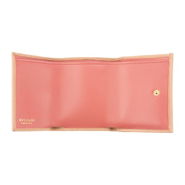 BVLGARI ブルガリ 3つ折り財布 ベージュ 291022 : ブランド