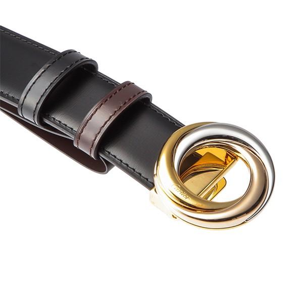 並行輸入 カルティエ ベルト 3リングバックルベルト L5000112 ブラック／ダークブラウン 爆買 | Cartier | 02