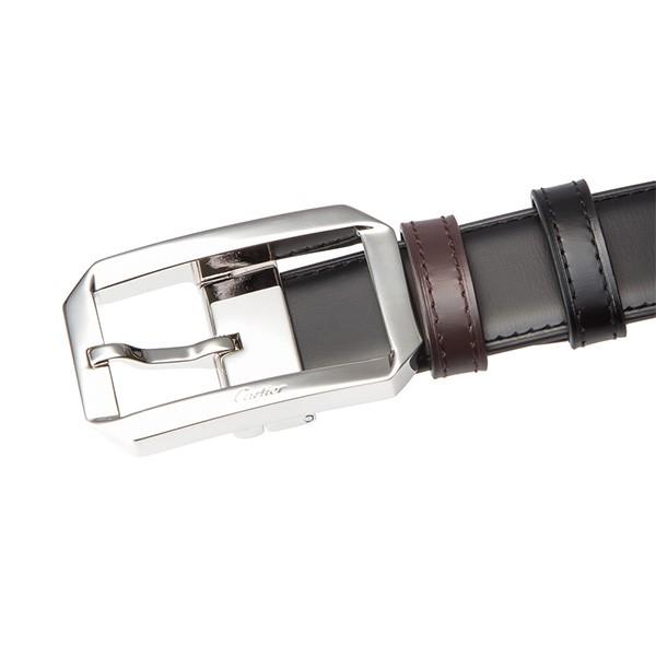 並行輸入 カルティエ ベルト マスキュリン L5000536 ブラック 黒／ボルドー 赤 爆買 | Cartier | 02