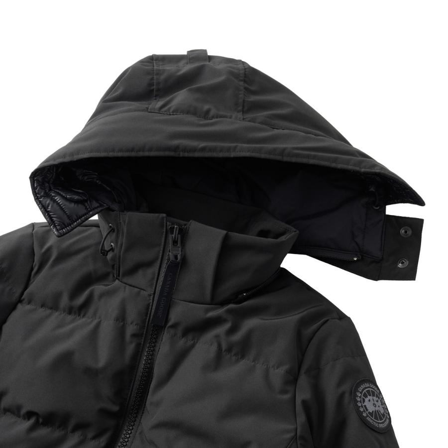 美品 カナダグース ロゴ ワッペン ダウン アウター 3804LB ブラック