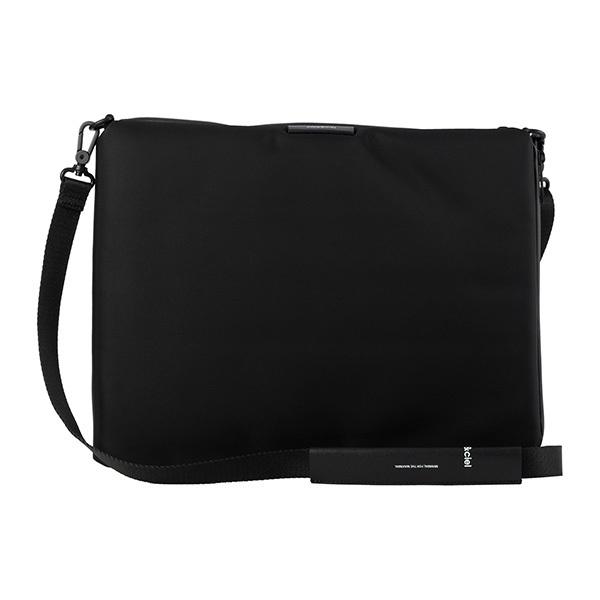 並行輸入 コートエシエル ショルダーバッグ cote&ciel イン エル スリーク 28908ユニセックス ブラック 黒 | Cote&Ciel