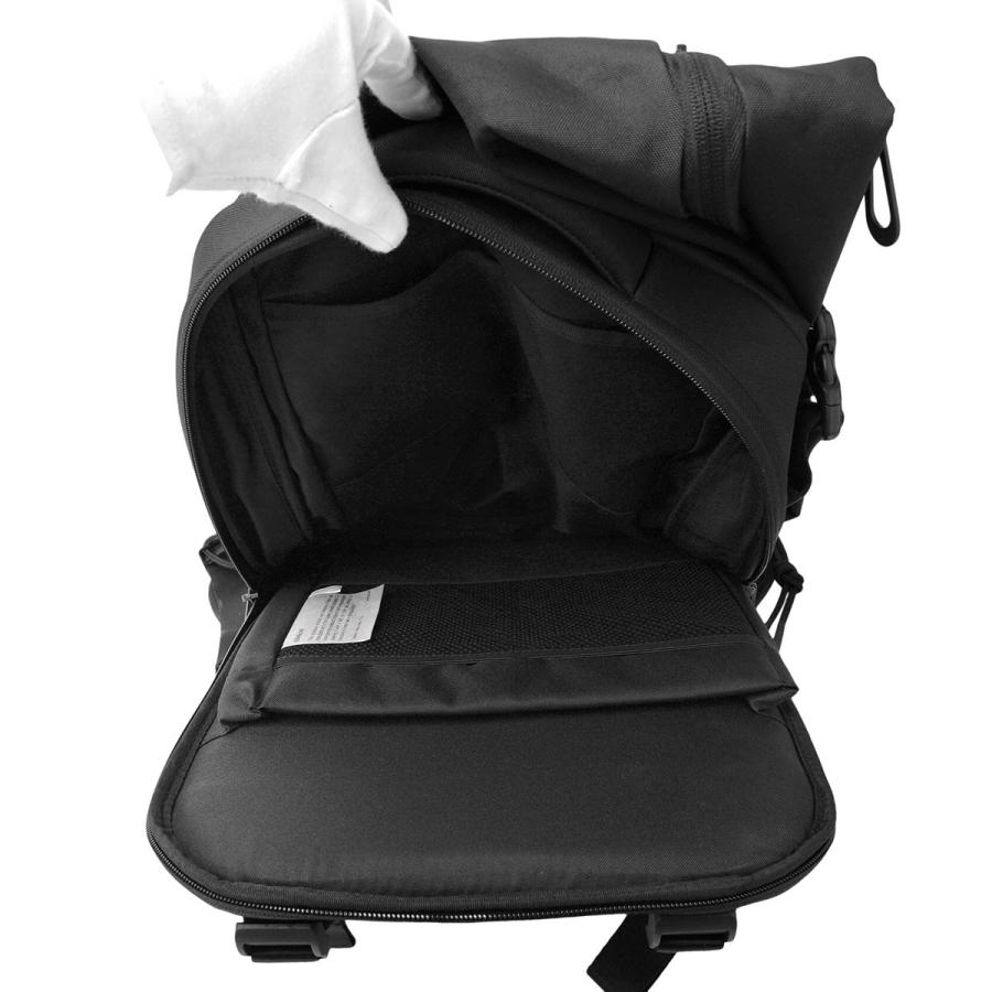 Cote&Ciel L イザール バックパック PC A4収納 大容量 黒 変形