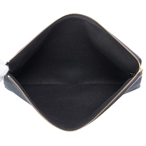 並行輸入 セリーヌ  クラッチ・セカンドバッグ コットン/レザー 10B802 CXC 38NO ブラック 黒 爆買 | CELINE | 04