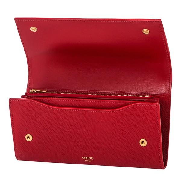 CELINE セリーヌ 長財布 レッド 赤 10B56 3BEL 27ED : ブランド CELINE セリーヌ 長財布 レッド 赤 10B56 3BEL 27ED : ブランド