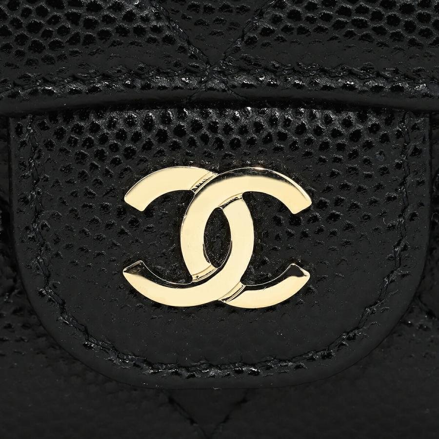 並行輸入 シャネル 3つ折り財布 CHANEL キャビアスキン AP0230 B10583 C3906レディース ブラック 黒 | CHANEL | 08