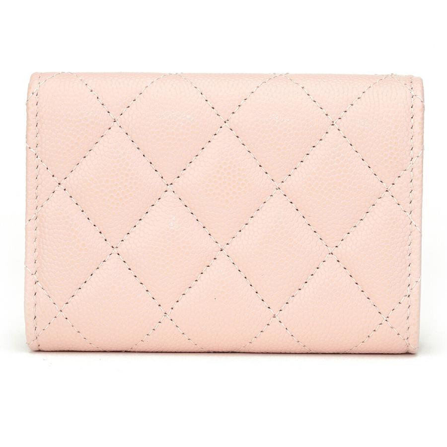 CHANEL シャネル 3つ折り財布 キャビアスキン AP0230 B10738 CHANEL シャネル 3つ折り財布 キャビアスキン AP0230 B10738