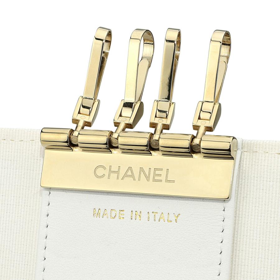 並行輸入 シャネル キーケース CHANEL キャビアスキン CHANEL KEY CASEレディース ホワイト 白 | CHANEL | 05
