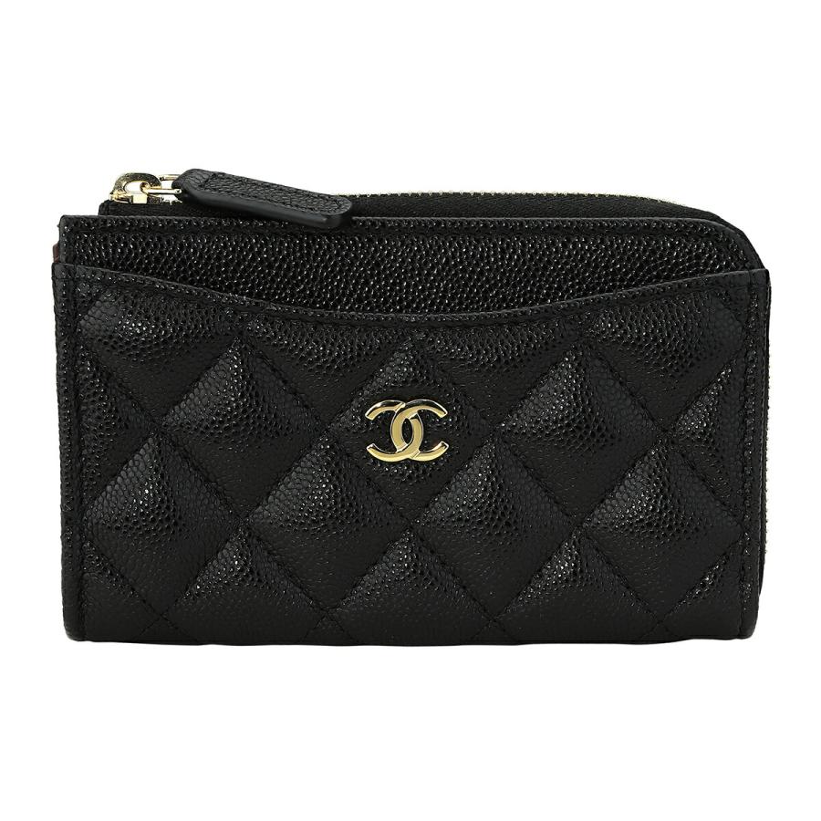 並行輸入 シャネル コインケース CHANEL キャビアスキン CHANEL CARD COIN CASEレディース ブラック 黒 | CHANEL