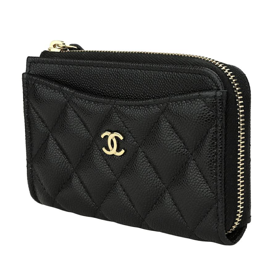 並行輸入 シャネル コインケース CHANEL キャビアスキン CHANEL CARD COIN CASEレディース ブラック 黒 | CHANEL | 03