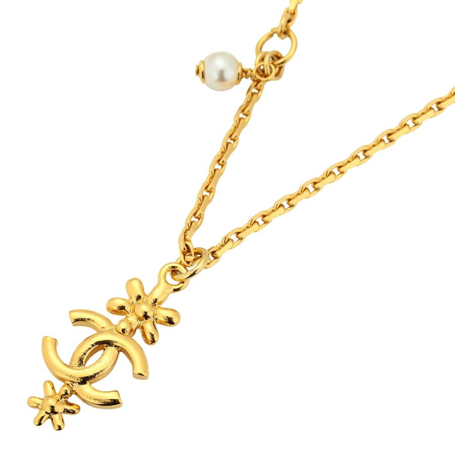並行輸入 シャネル ネックレス CHANEL フラワー ココマーク CHANEL NECKLACEレディース ゴールド 金 | CHANEL | 01