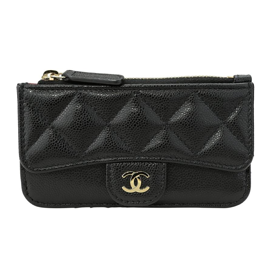 並行輸入 シャネル コインケース CHANEL キャビアスキン CHANEL CARD COIN CASEレディース ブラック 黒 | CHANEL