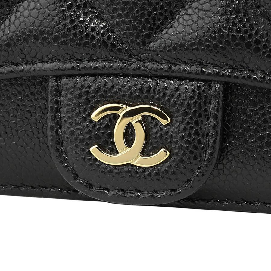 並行輸入 シャネル コインケース CHANEL キャビアスキン CHANEL CARD COIN CASEレディース ブラック 黒 | CHANEL | 07