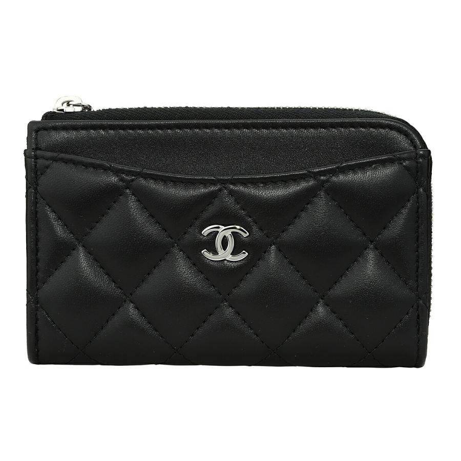 並行輸入 シャネル コインケース CHANEL ラムスキン CHANEL CARD COIN CASEレディース ブラック 黒 | CHANEL