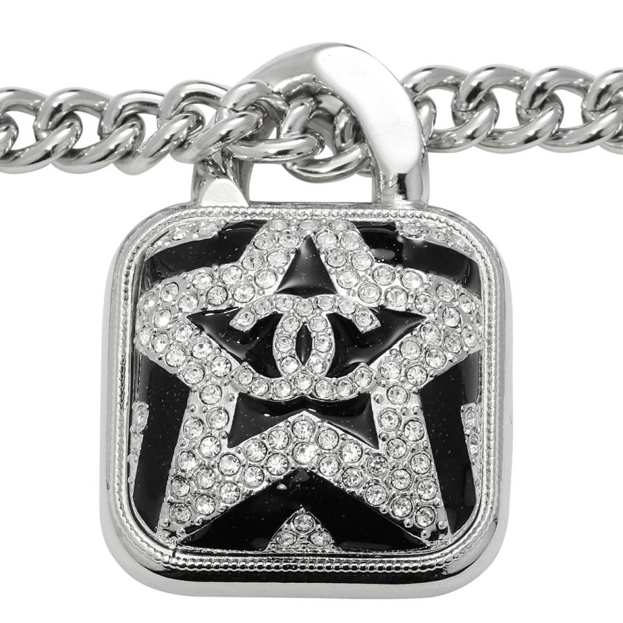 並行輸入 シャネル ネックレス CHANEL ココマーク ABC047 B14709 NS686レディース シルバー 銀 ブラック 黒 | CHANEL | 04