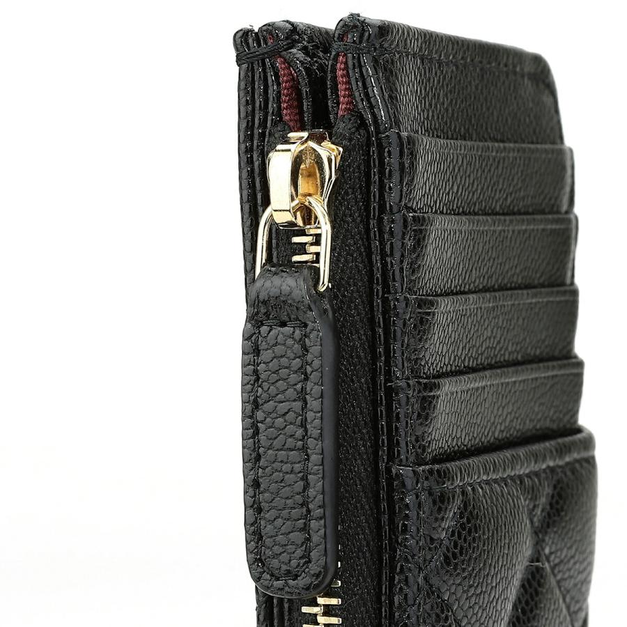 並行輸入 シャネル コインケース CHANEL キャビアスキン AP2570 B10583 C3906レディース ブラック 黒 | CHANEL | 06