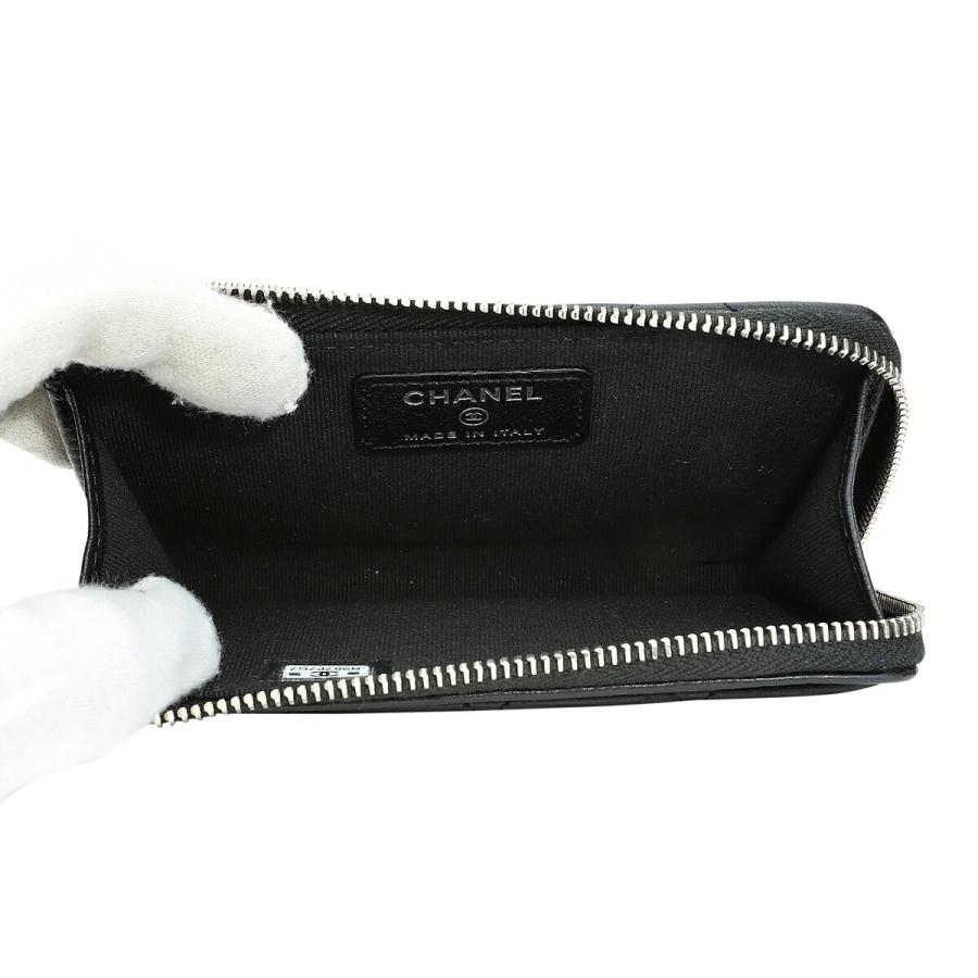 並行輸入 シャネル コインケース CHANEL ラムスキン CHANEL COIN CASEレディース ブラック 黒 | CHANEL | 04