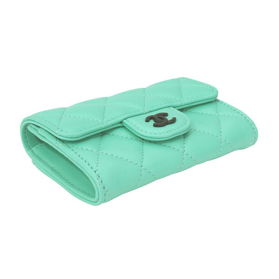 並行輸入 シャネル カードケース CHANEL ラムスキン CHANEL CARDCASEレディース ターコイズブルー 青緑 | CHANEL | 02