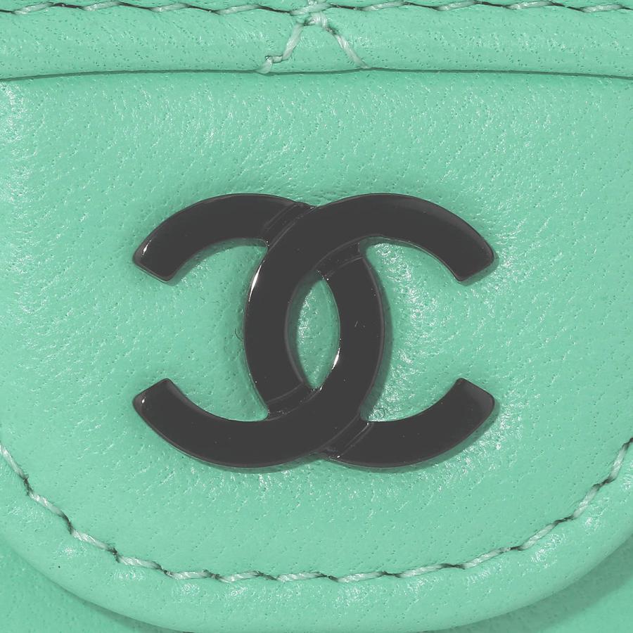 並行輸入 シャネル カードケース CHANEL ラムスキン CHANEL CARDCASEレディース ターコイズブルー 青緑 | CHANEL | 05