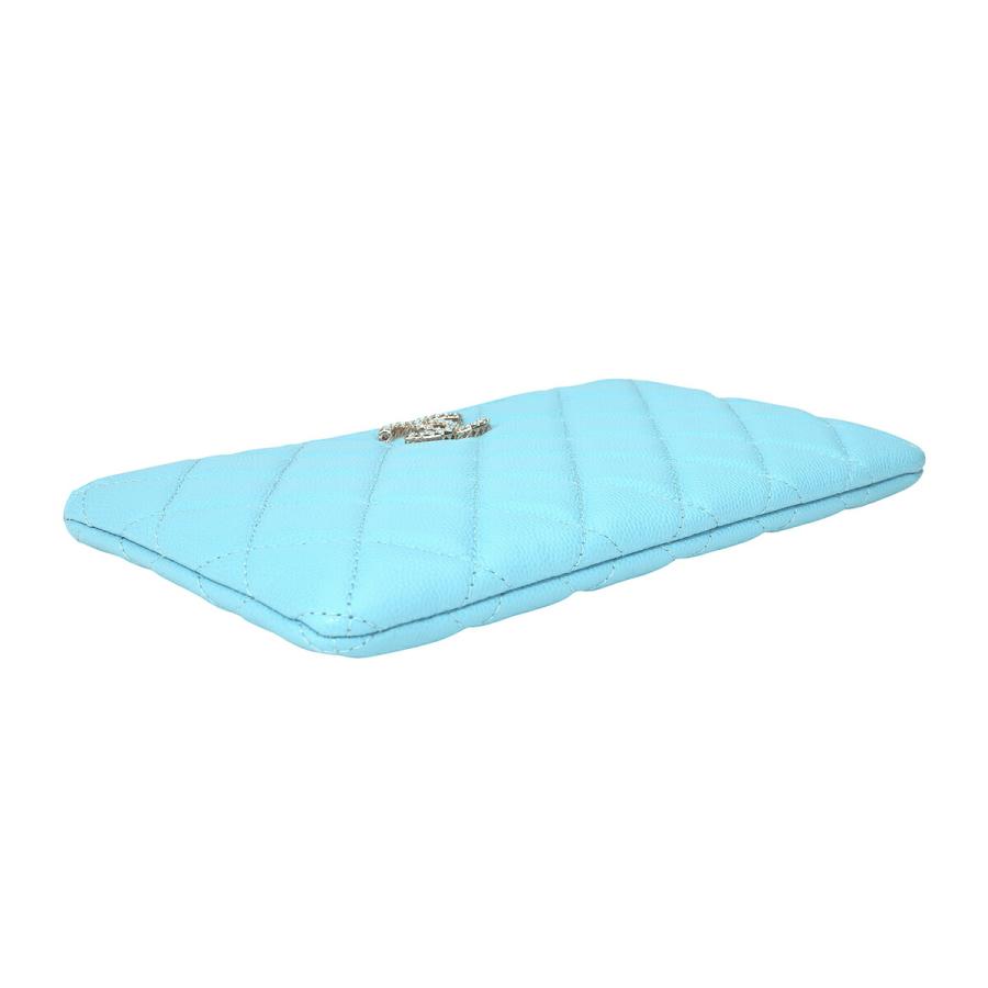 並行輸入 シャネル ポーチ CHANEL キャビアスキン CHANEL POUCHレディース ライトブルー 水色 | CHANEL | 02