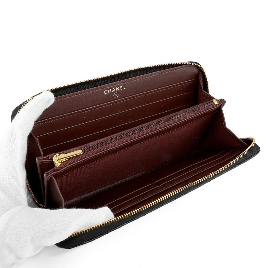 CHANEL パテント　ジップアラウンドウォレット　長財布　シャネル CHANEL シャネル ココマーク ジップアラウンドウォレット 長財布