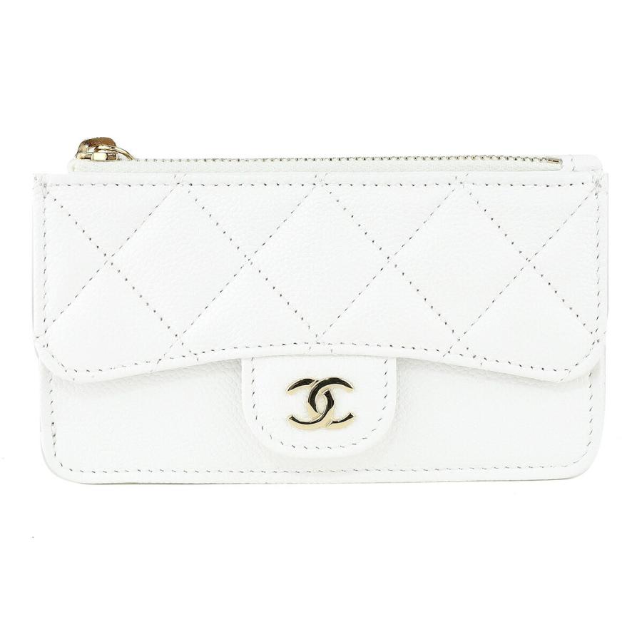 並行輸入 シャネル コインケース CHANEL キャビアスキン CHANEL COIN CASE AP2570レディース ホワイト 白 | CHANEL