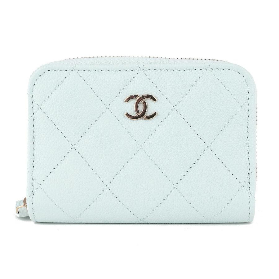 CHANEL コインケース　キャビアスキン 人気【CHANEL】クラシックジップコインパース キャビアスキン