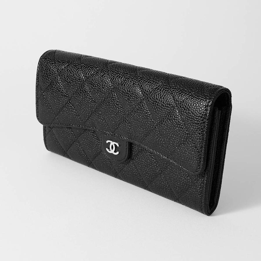 CHANEL（シャネル） 並行輸入 長財布 キャビアスキン CHANEL LONG