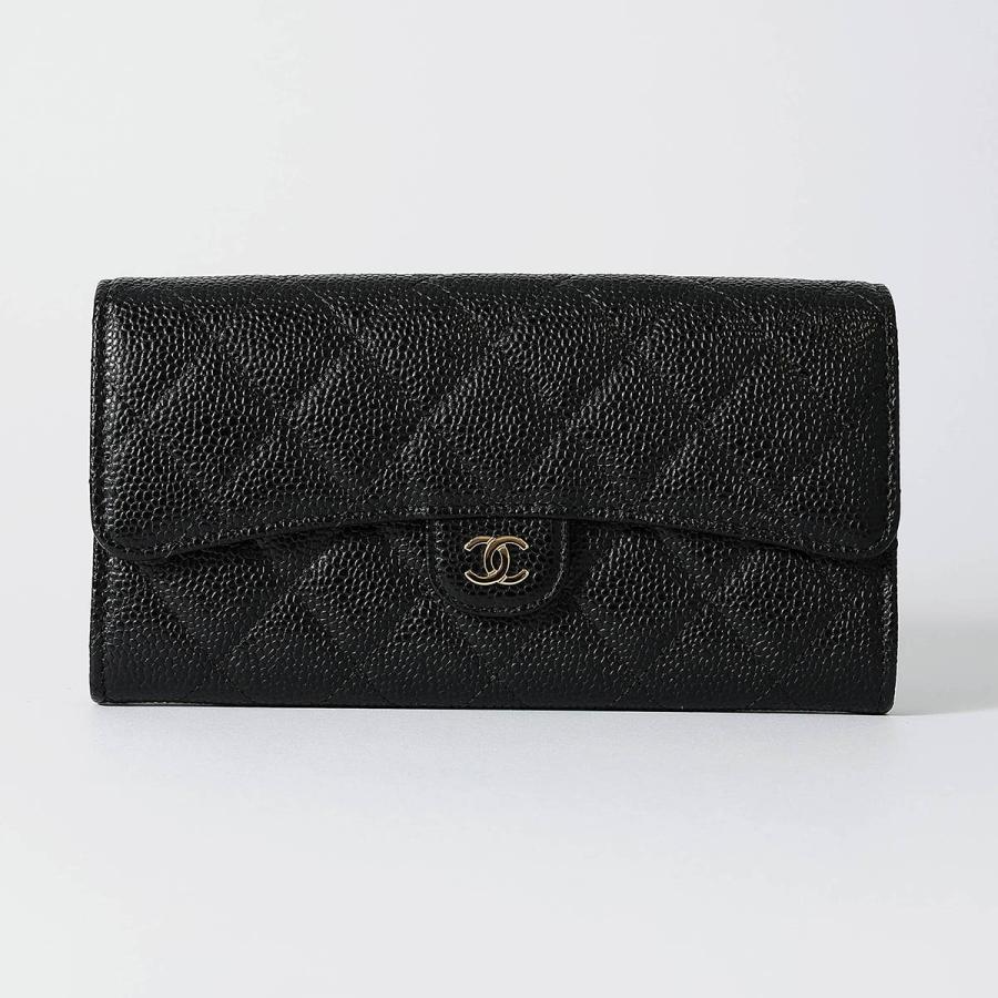 CHANEL 並行輸入 シャネル 長財布 キャビアスキン LONG WALLET