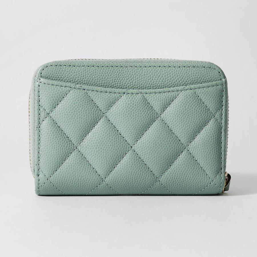 CHANEL ケース ミントグリーン CHANEL - 新品 シャネル CHANEL コインケース CLASSIC ZIP COIN