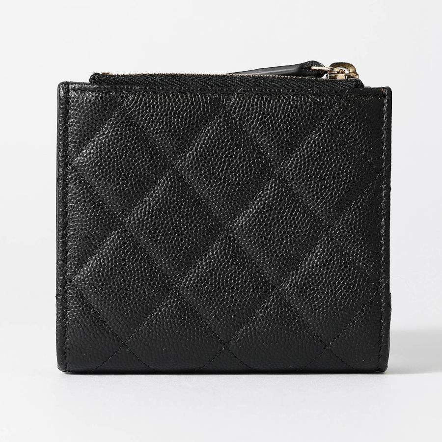 CHANEL（シャネル） 並行輸入 2つ折り財布 キャビアスキン CHANEL