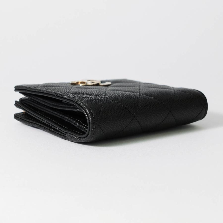 CHANEL（シャネル） 並行輸入 2つ折り財布 キャビアスキン CHANEL