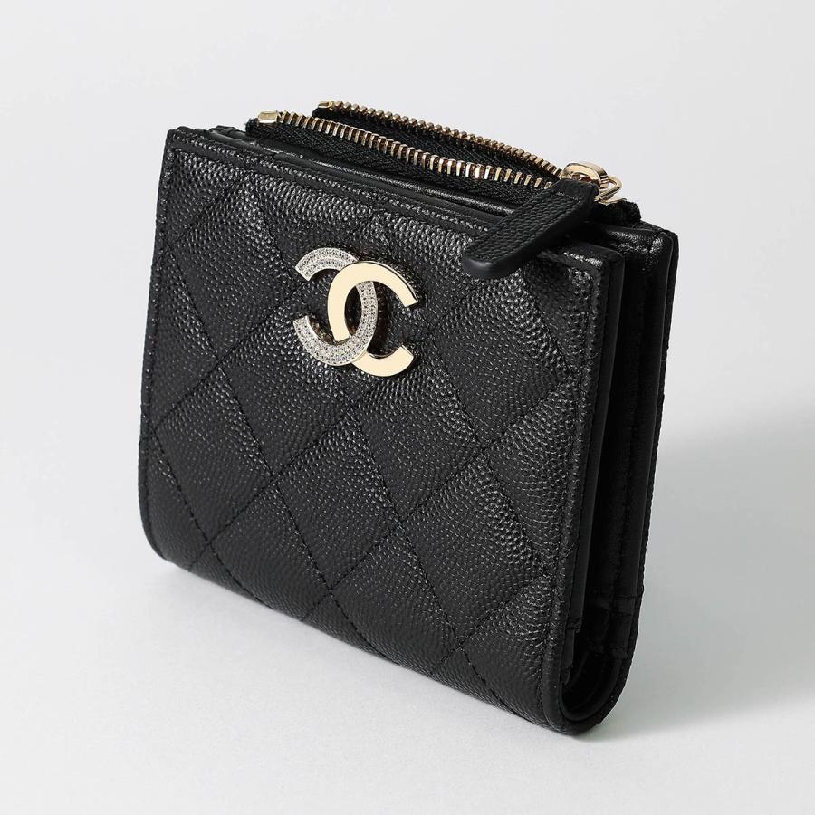 CHANEL（シャネル） 並行輸入 2つ折り財布 キャビアスキン CHANEL