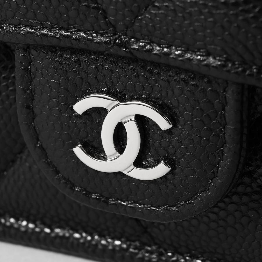 CHANEL（シャネル） 並行輸入 3つ折り財布 キャビアスキン CHANEL