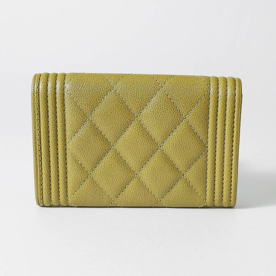 シャネル　名刺入れ　キャビアスキン 人気☆》【CHANEL】 キャビアスキン 名刺入れ (CHANEL/カード