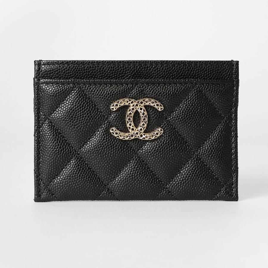 並行輸入 シャネル パスケース(定期入れ) キャビアスキン CARD CASE | CHANEL