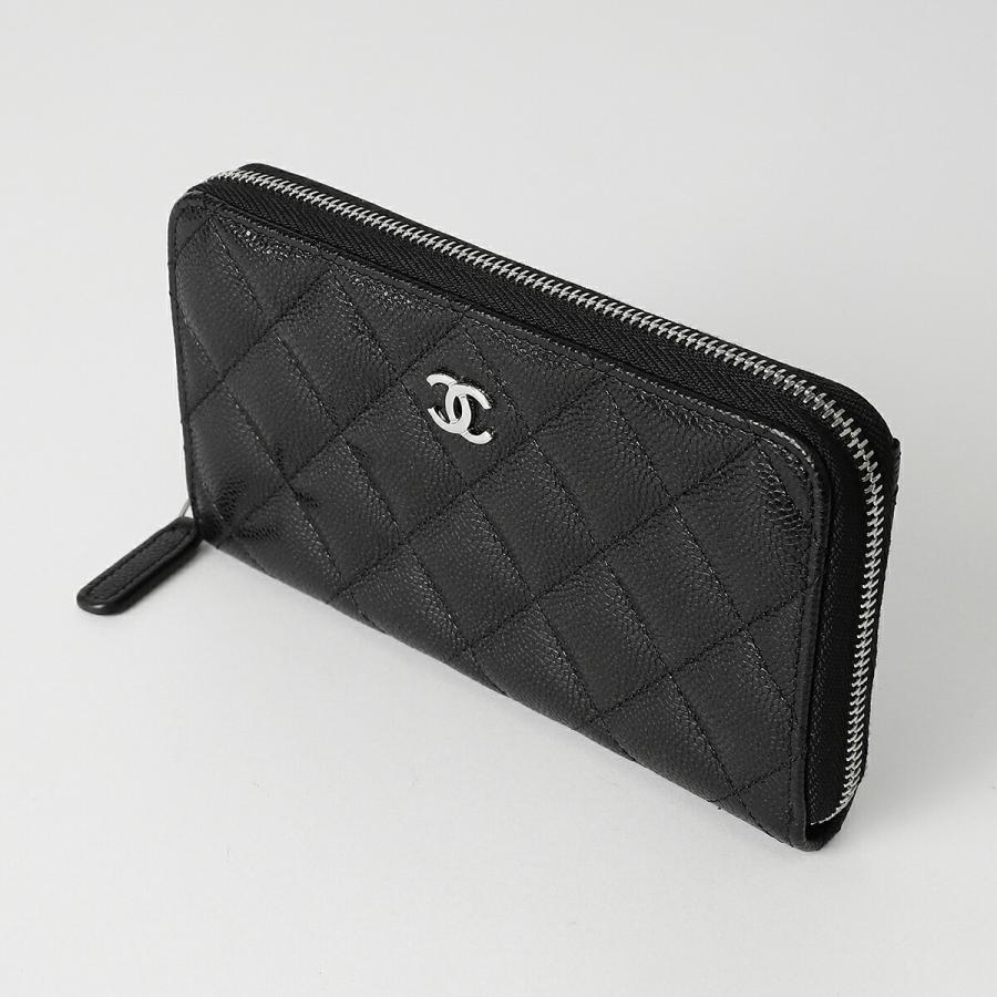 本日限定！新品未使用！CHANELキャビアスキンラウンドジップ 正規保証2042 本日限定！新品未使用！CHANELキャビアスキンラウンドジップ