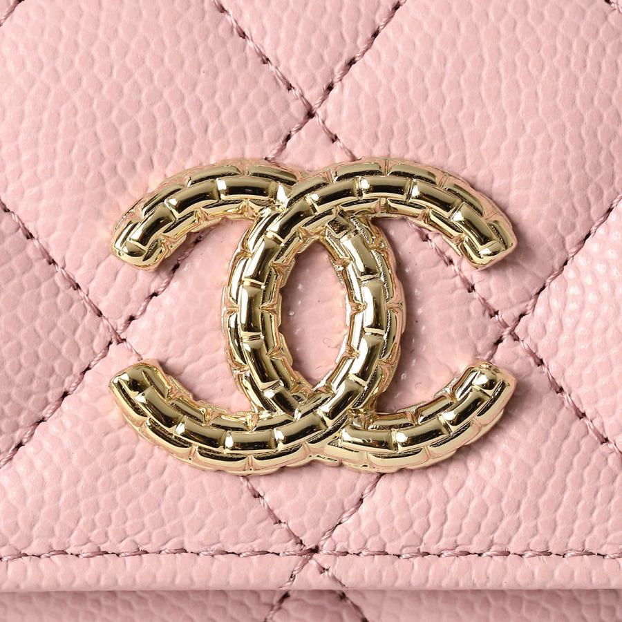 シャネルカードケース CHANEL（シャネル） 並行輸入 カードケース キャビアスキン CARD CASE