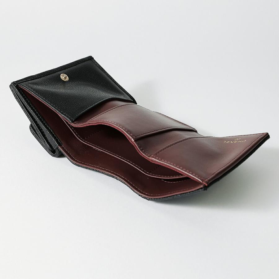 並行輸入 シャネル 3つ折り財布 キャビアスキン SMALL WALLET | CHANEL | 05