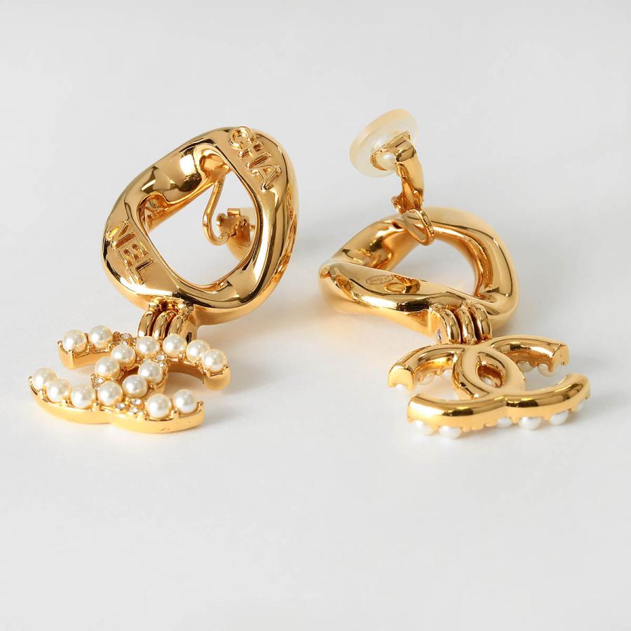 CHANEL 並行輸入 シャネル ピアス ココマーク B24A FAKE PEARL
