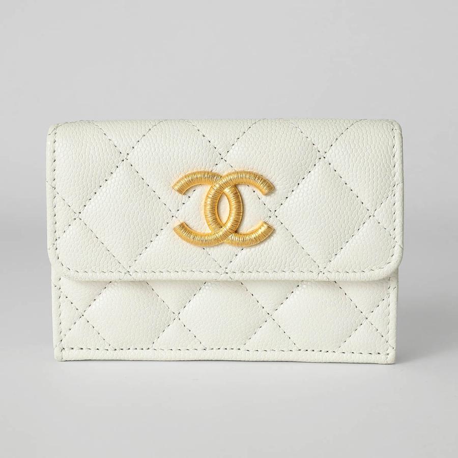 並行輸入 シャネル 3つ折り財布 キャビアスキン CHANEL SMALL WALLET H89E1NLE 19904 | CHANEL