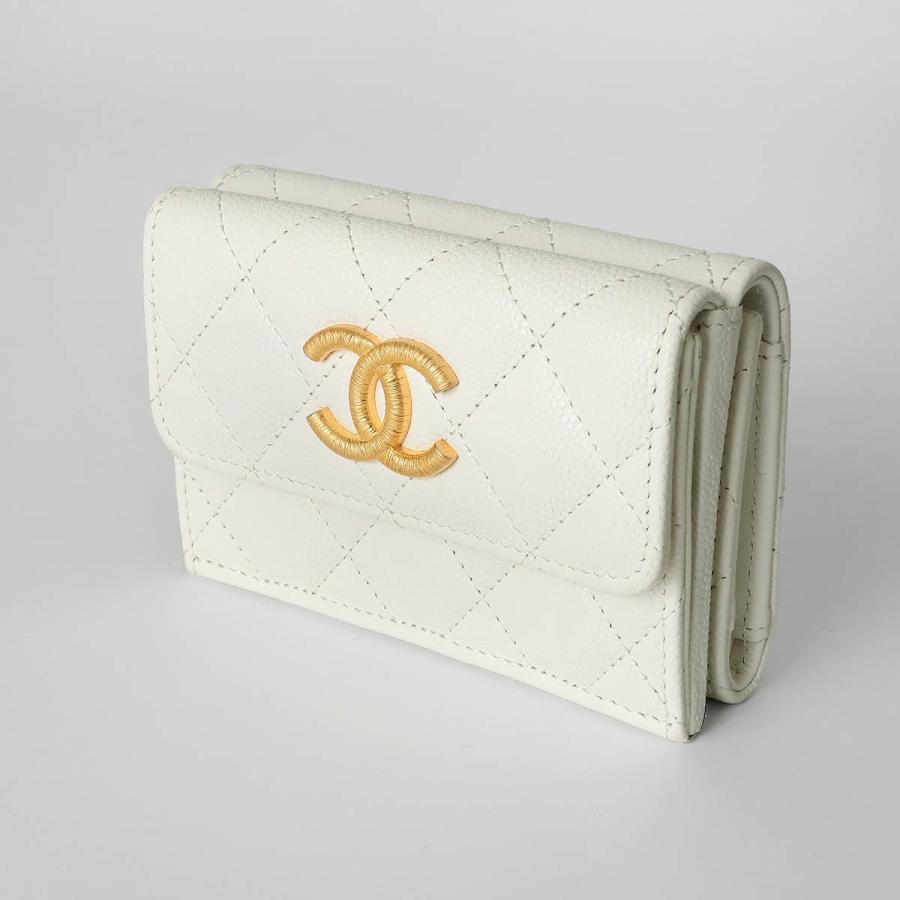 並行輸入 シャネル 3つ折り財布 キャビアスキン CHANEL SMALL WALLET H89E1NLE 19904 | CHANEL | 03