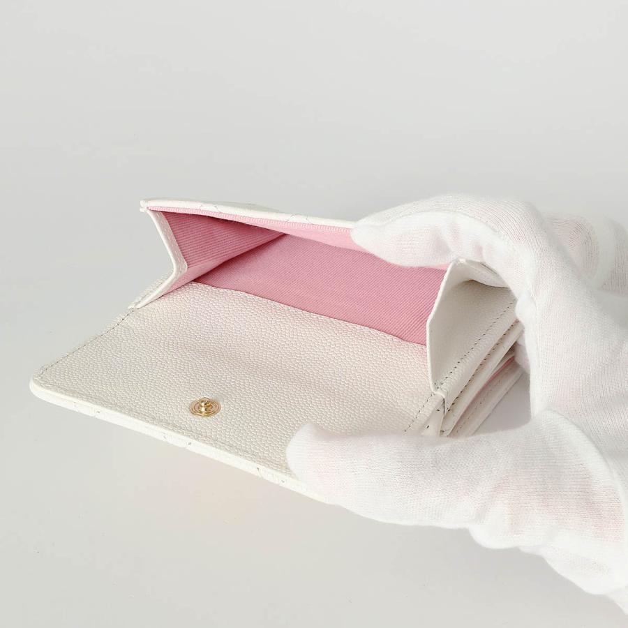 並行輸入 シャネル 3つ折り財布 キャビアスキン CHANEL SMALL WALLET H89E1NLE 19904 | CHANEL | 06